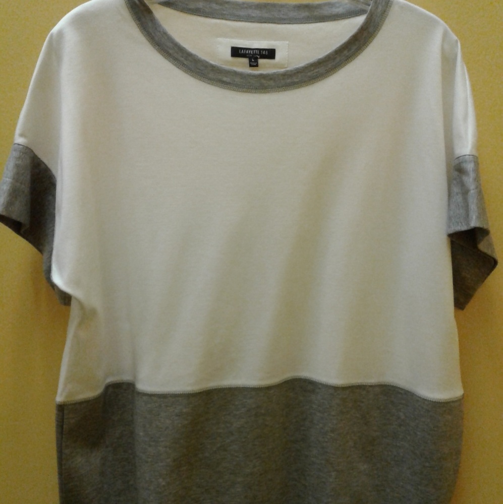 Lafayette 148 short sleeve top